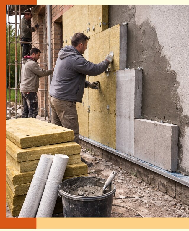 Утепление кирпичного дома под ключ в Петрозаводске