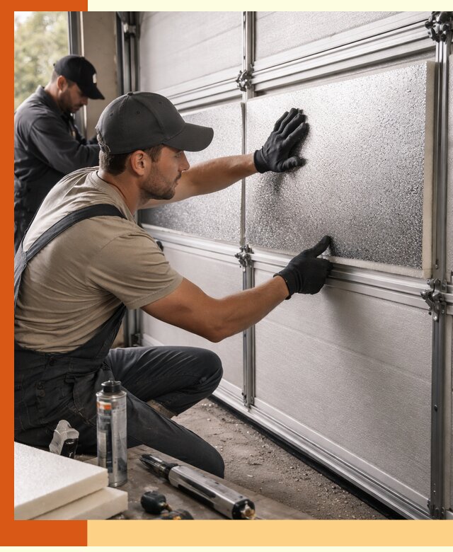 Утепление гаражных ворот в Петрозаводске качественно и надежно