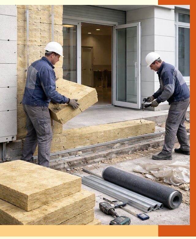 Утепление медицинского центра в Петрозаводске под ключ от 12688 руб./м² | ТепломастерПтр