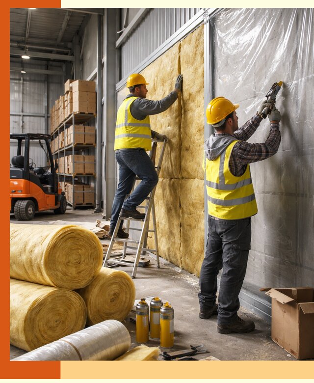 Утепление склада с техникой в Петрозаводске под ключ