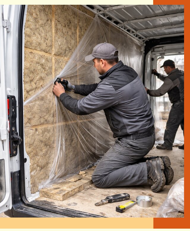 Утепление фургона в Петрозаводске от 16748 руб/м2 — утепление фургона ППУ и кузова | ТепломастерПтр